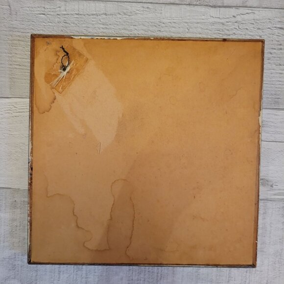 Vintage Dutch Themed Ceramic Wall Thermometer With Wooden Frame - Picture 3 of 4